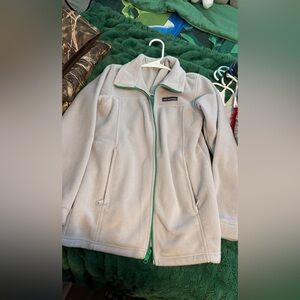 Columbia Kids Jacket in Gray with Green Accents
